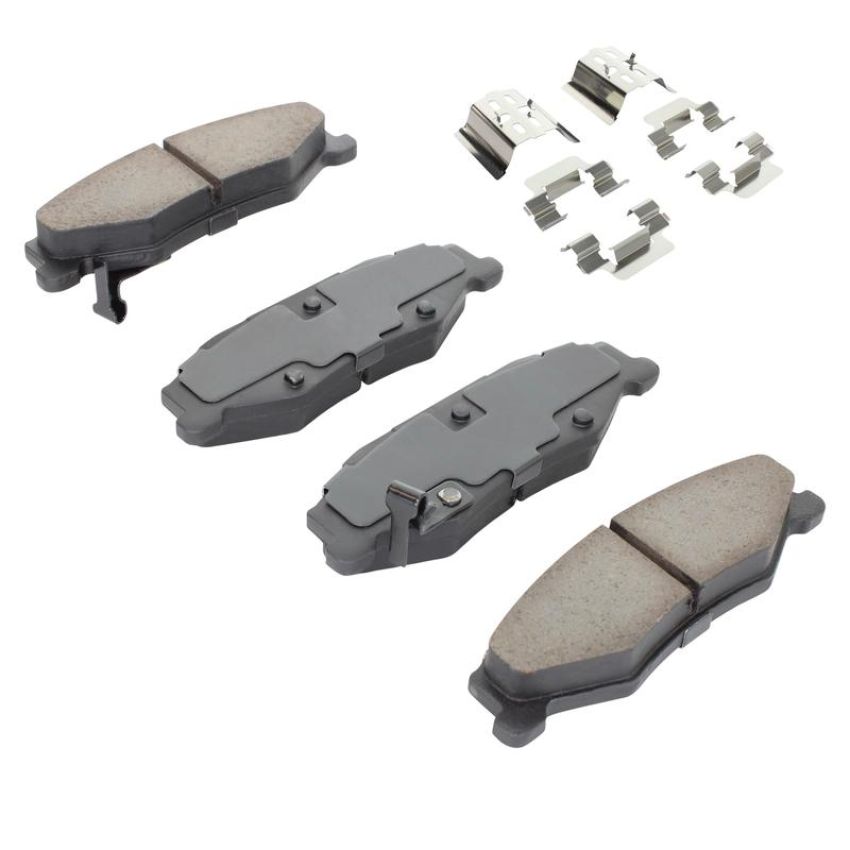 MPA 1003-0732C Quality-Built Black Series Ceramic Brake Pads w/ Hardware