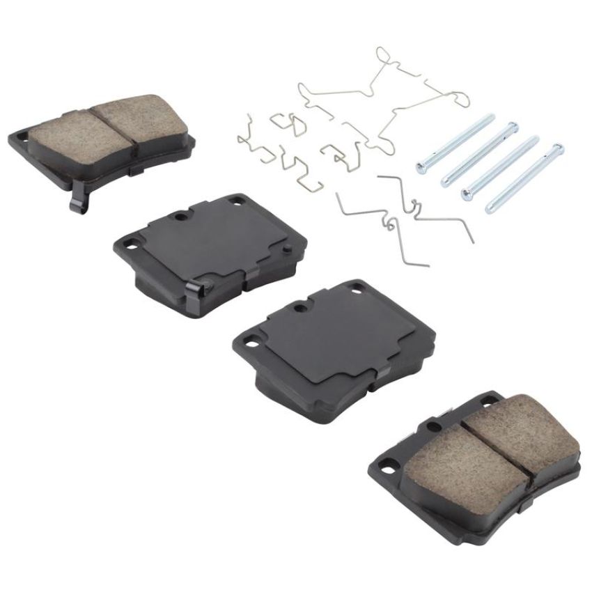 MPA 1003-0733C Quality-Built Black Series Ceramic Brake Pads w/ Hardware