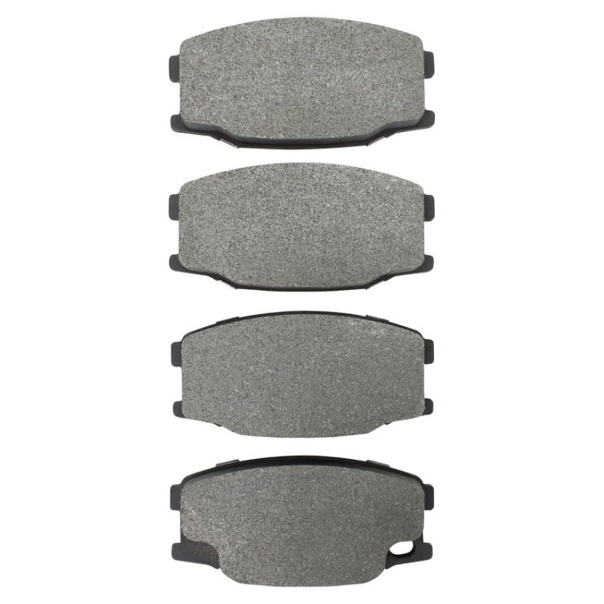 MPA 1003-0734M Quality-Built Black Series Semi-Metallic Brake Pads