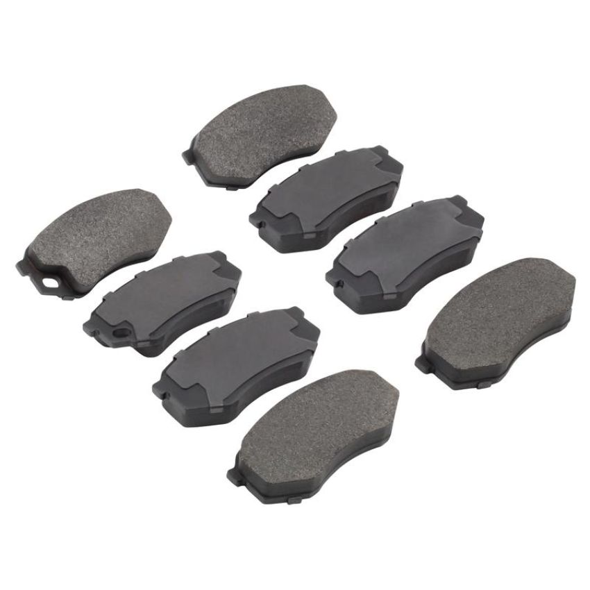 MPA 1003-0735M Quality-Built Black Series Semi-Metallic Brake Pads w/ Hardware