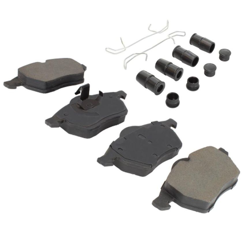 MPA 1003-0736C Quality-Built Black Series Ceramic Brake Pads w/ Hardware