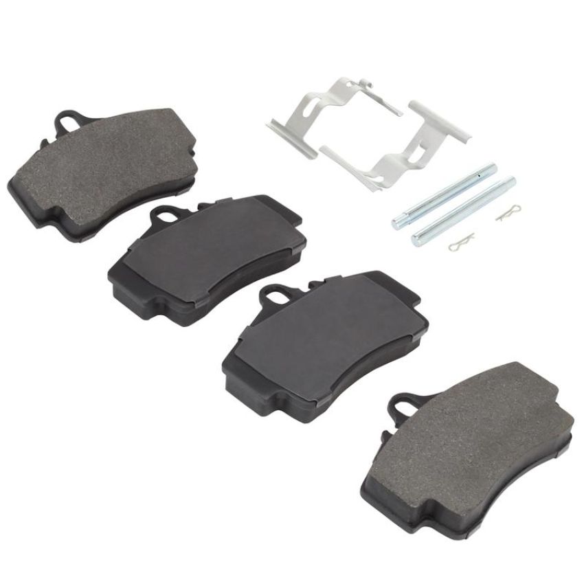 MPA 1003-0738C Quality-Built Black Series Ceramic Brake Pads w/ Hardware