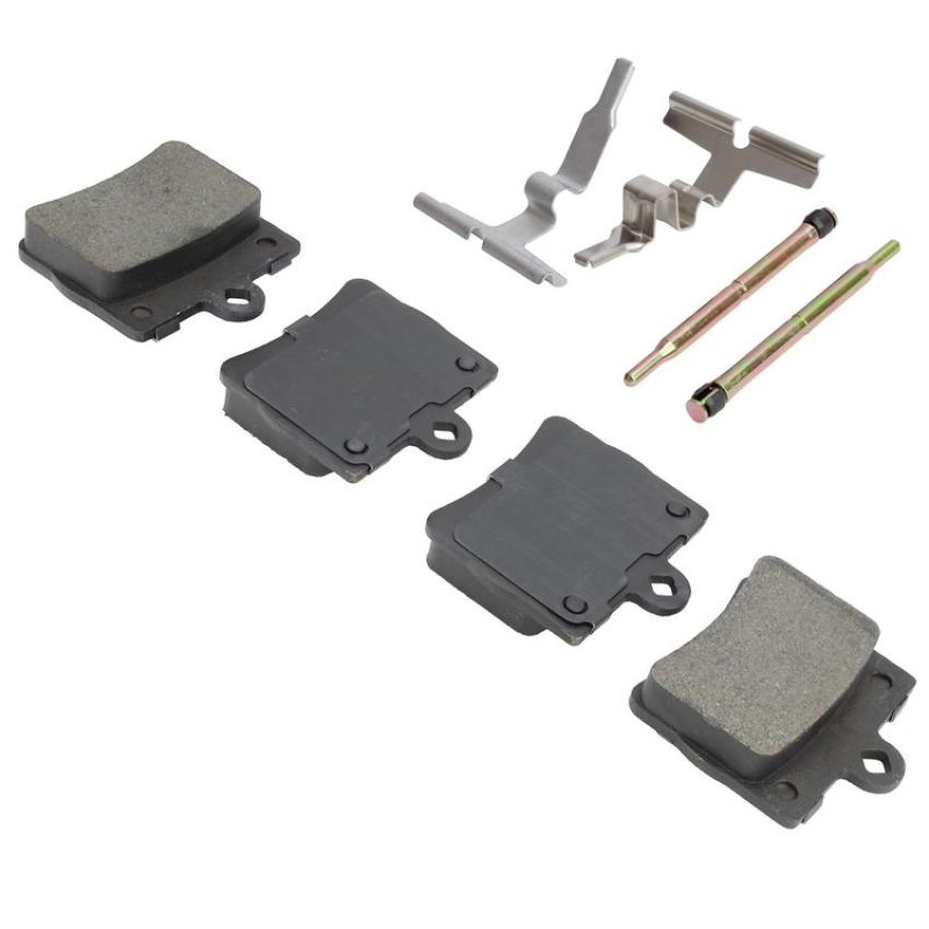 MPA 1003-0739C Quality-Built Black Series Ceramic Brake Pads w/ Hardware
