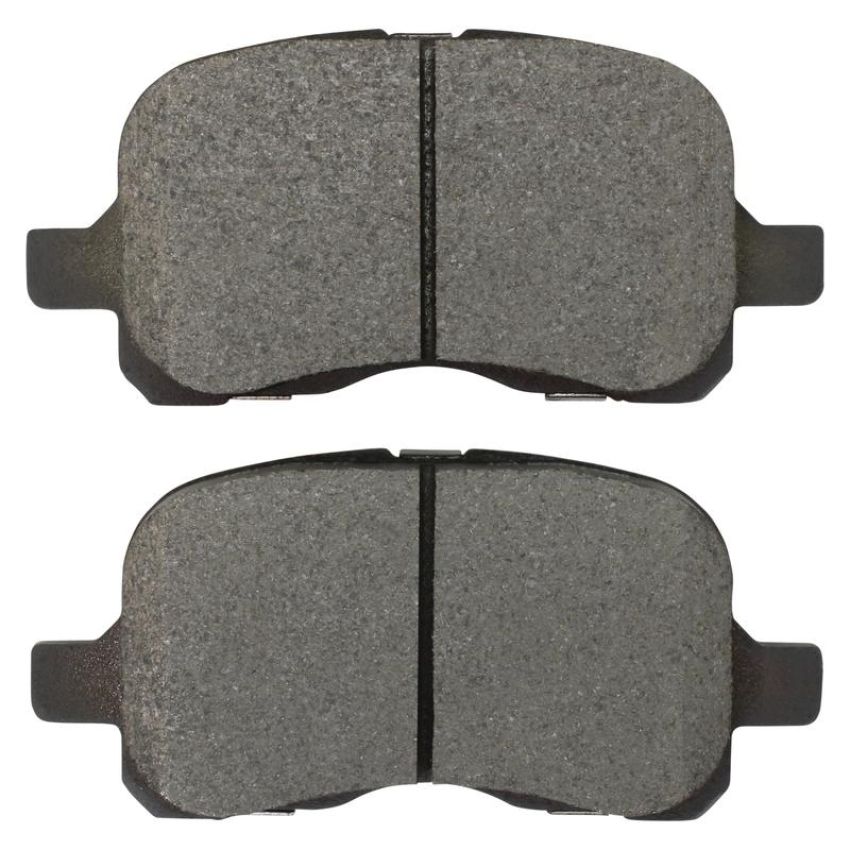 MPA 1003-0741C Quality-Built Black Series Ceramic Brake Pads w/ Hardware