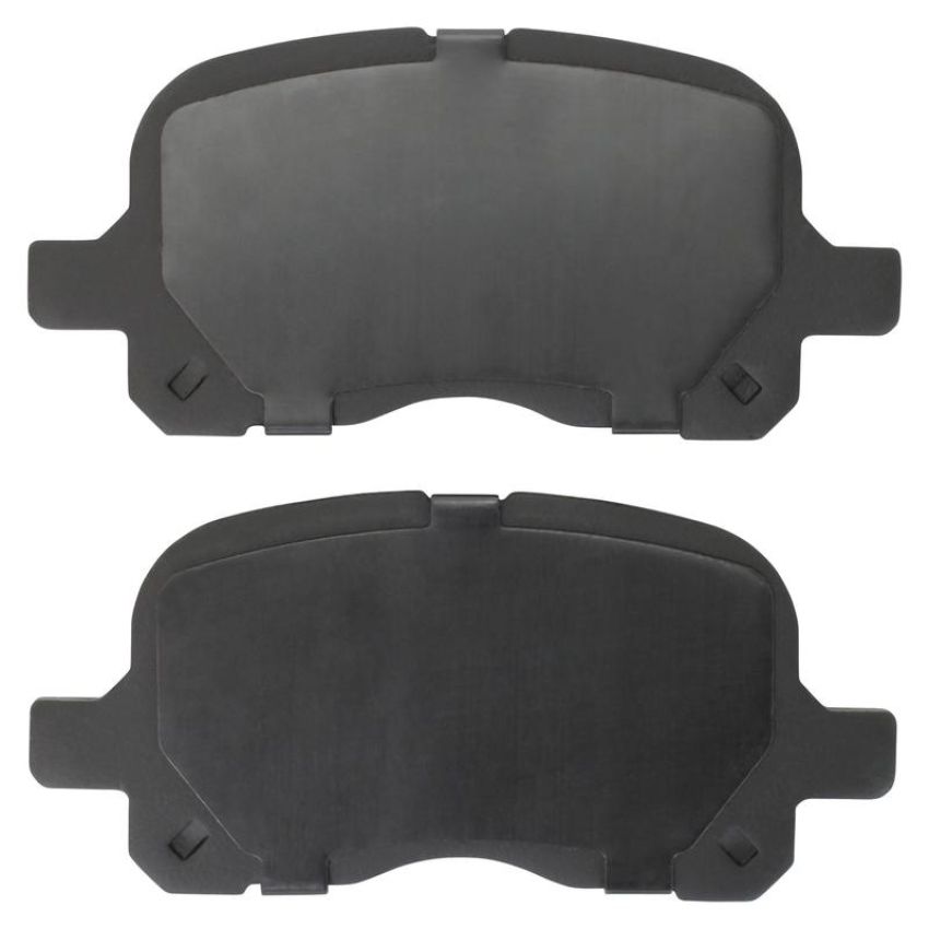 MPA 1003-0741M Quality-Built Black Series Semi-Metallic Brake Pads w/ Hardware