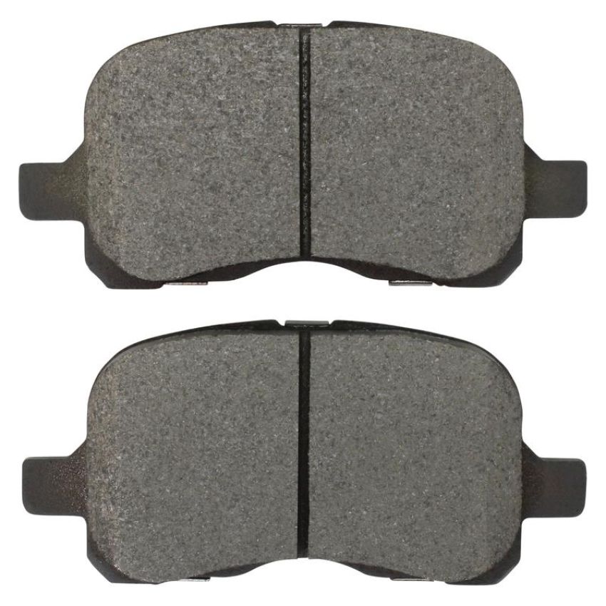 MPA 1003-0741M Quality-Built Black Series Semi-Metallic Brake Pads w/ Hardware