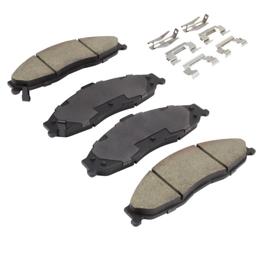 MPA 1003-0749C Quality-Built Black Series Ceramic Brake Pads w/ Hardware