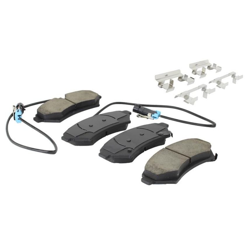 MPA 1003-0753C Quality-Built Black Series Ceramic Brake Pads w/ Hardware