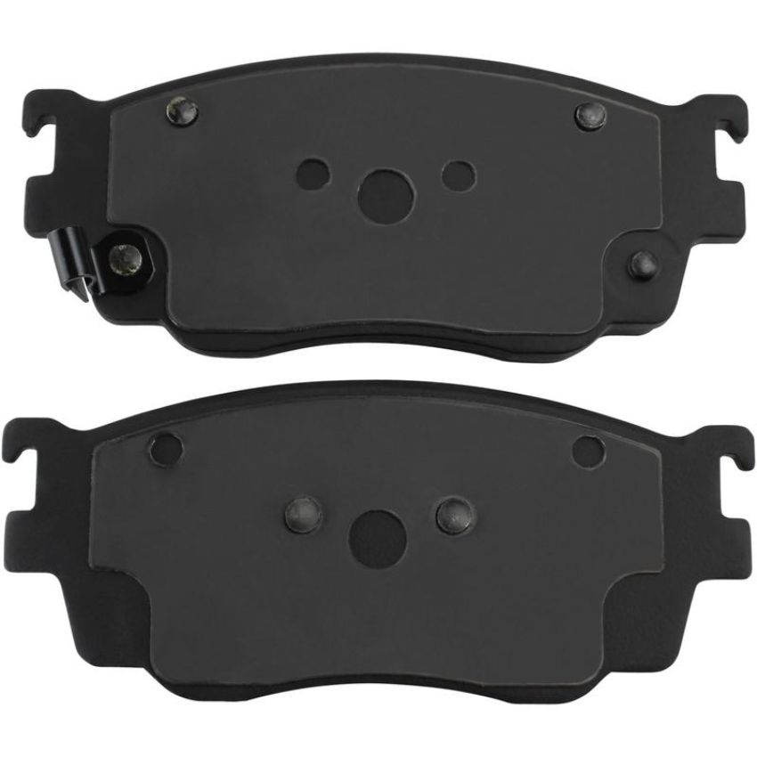 MPA 1003-0755C Quality-Built Black Series Ceramic Brake Pads w/ Hardware