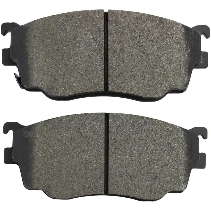 MPA 1003-0755M Quality-Built Black Series Semi-Metallic Brake Pads w/ Hardware