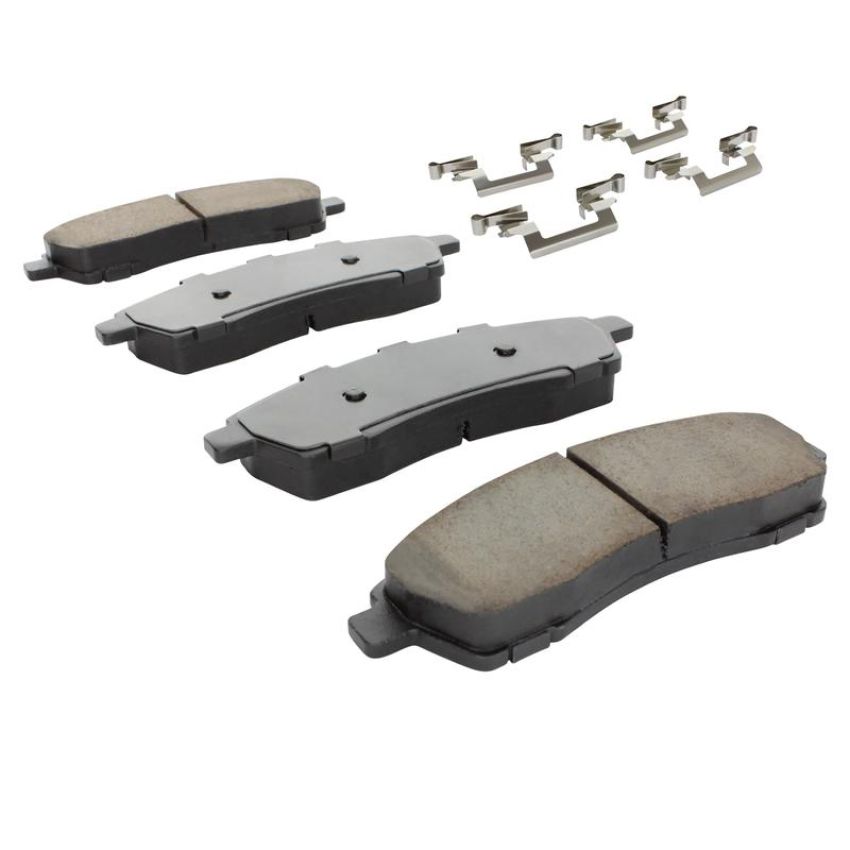 MPA 1003-0757C Quality-Built Black Series Ceramic Brake Pads w/ Hardware