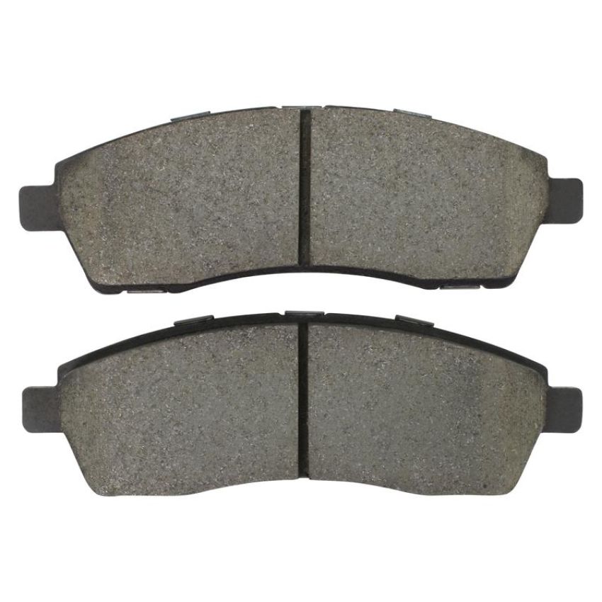 MPA 1003-0757M Quality-Built Black Series Semi-Metallic Brake Pads w/ Hardware