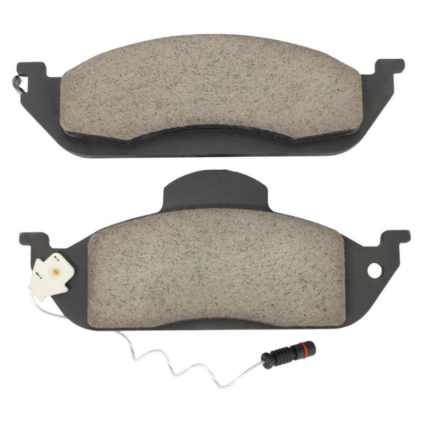 MPA 1003-0760C Quality-Built Black Series Ceramic Brake Pads w/ Hardware