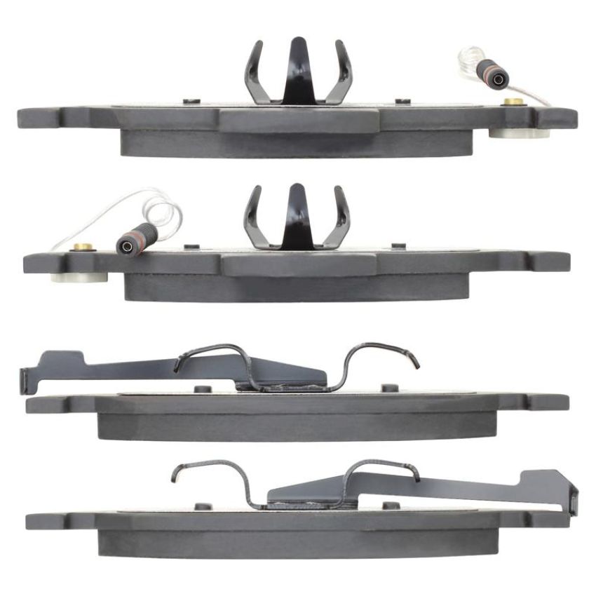 MPA 1003-0760C Quality-Built Black Series Ceramic Brake Pads w/ Hardware