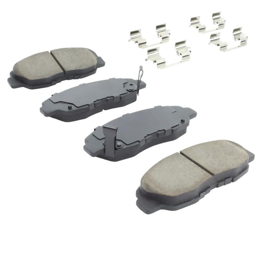 MPA 1003-0764C Quality-Built Black Series Ceramic Brake Pads w/ Hardware