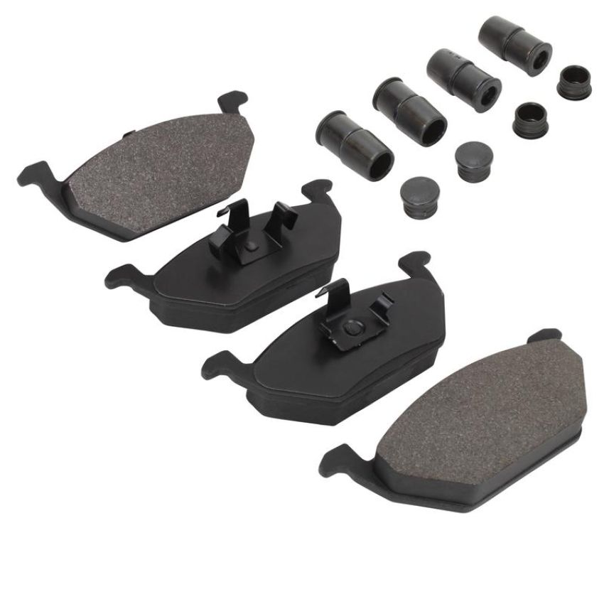 MPA 1003-0768C Quality-Built Black Series Ceramic Brake Pads w/ Hardware