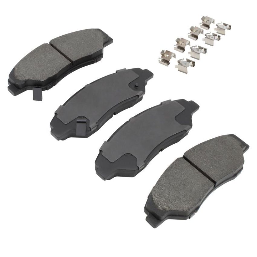 MPA 1003-0774M Quality-Built Black Series Semi-Metallic Brake Pads w/ Hardware