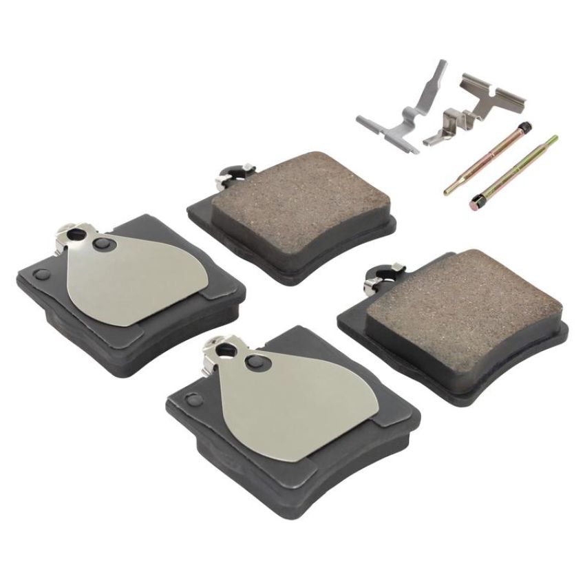 MPA 1003-0779M Quality-Built Black Series Semi-Metallic Brake Pads w/ Hardware