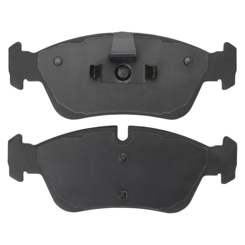MPA 1003-0781M Quality-Built Black Series Semi-Metallic Brake Pads w/ Hardware