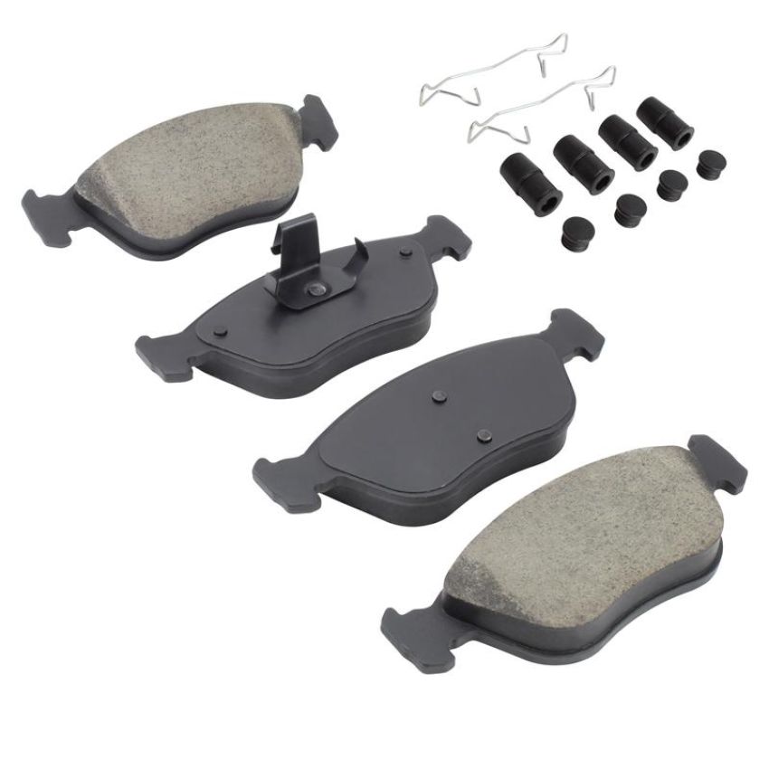 MPA 1003-0783C Quality-Built Black Series Ceramic Brake Pads w/ Hardware