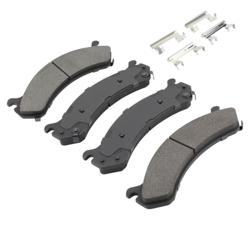 MPA 1003-0784C Quality-Built Black Series Ceramic Brake Pads w/ Hardware