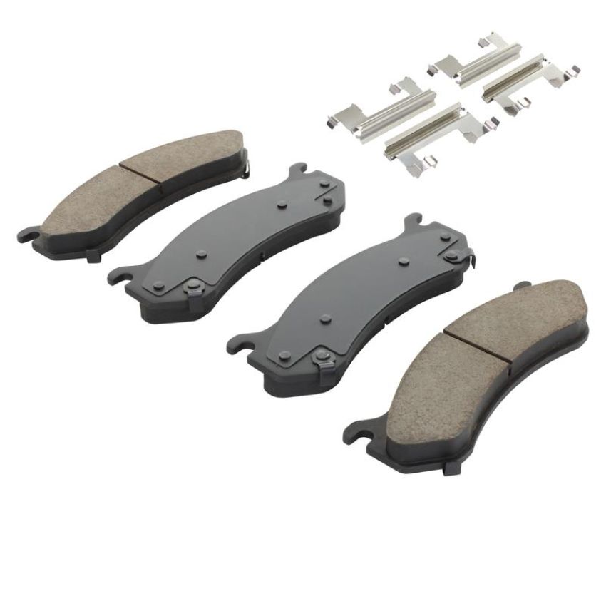 MPA 1003-0785C Quality-Built Black Series Ceramic Brake Pads w/ Hardware