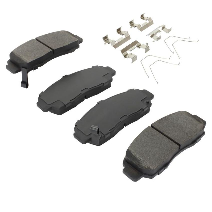 MPA 1003-0787C Quality-Built Black Series Ceramic Brake Pads w/ Hardware