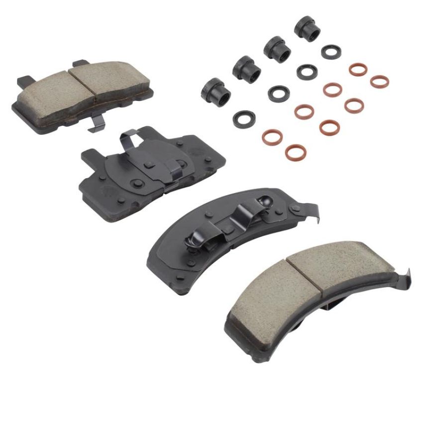 MPA 1003-0789C Quality-Built Black Series Ceramic Brake Pads w/ Hardware