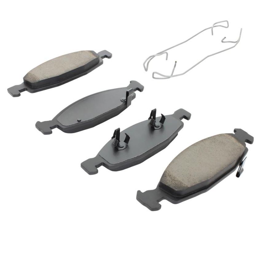 MPA 1003-0790C Quality-Built Black Series Ceramic Brake Pads w/ Hardware