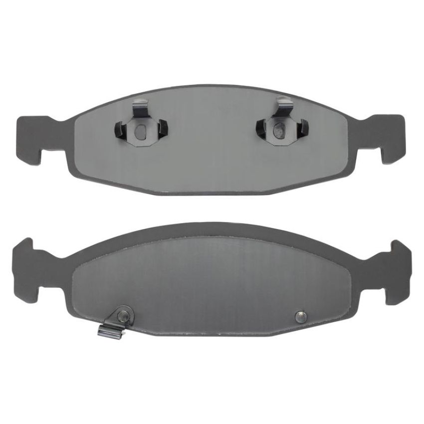 MPA 1003-0790M Quality-Built Black Series Semi-Metallic Brake Pads w/ Hardware