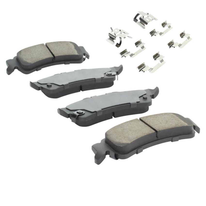 MPA 1003-0792C Quality-Built Black Series Ceramic Brake Pads w/ Hardware