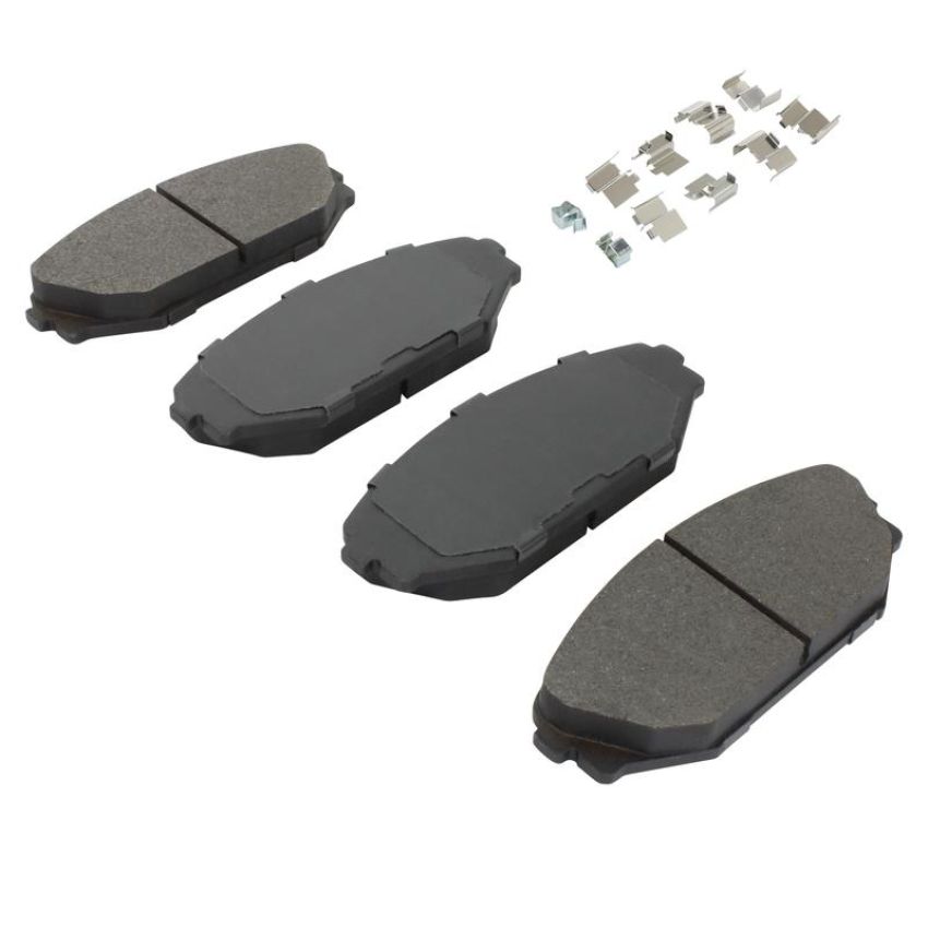 MPA 1003-0793C Quality-Built Black Series Ceramic Brake Pads w/ Hardware