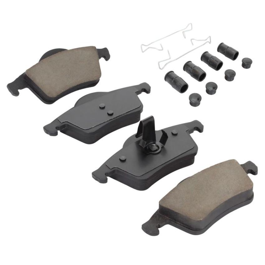 MPA 1003-0795C Quality-Built Black Series Ceramic Brake Pads w/ Hardware
