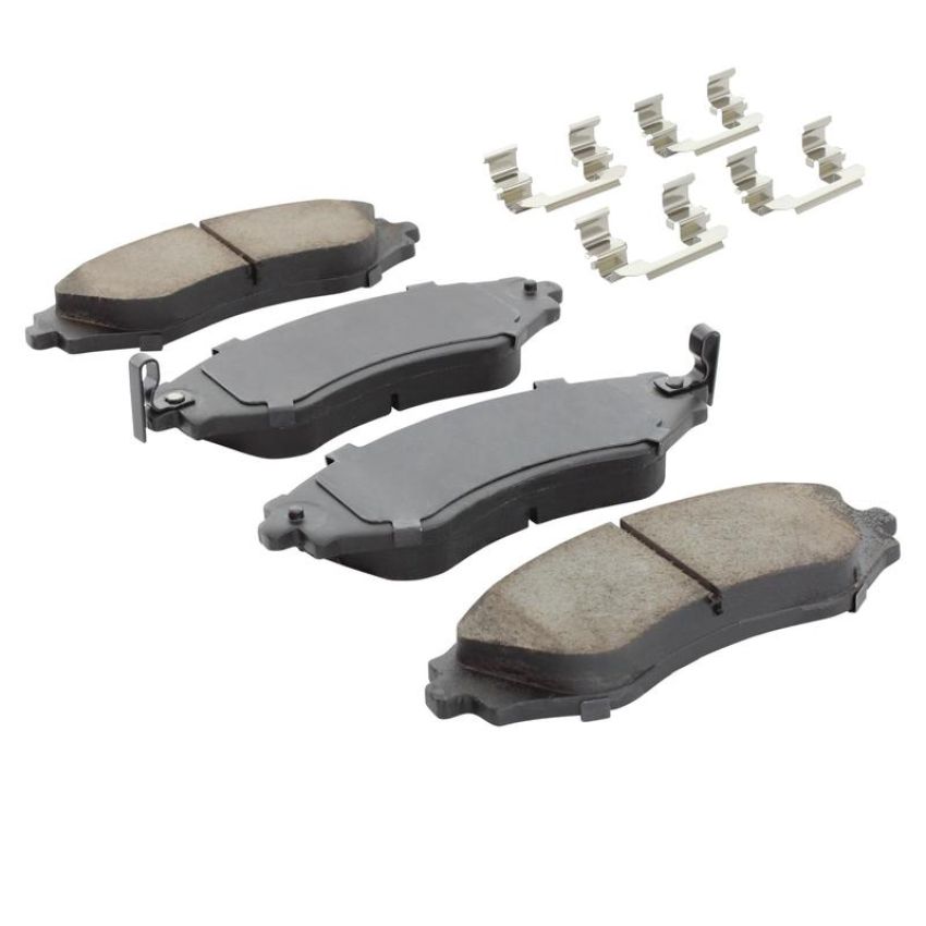 MPA 1003-0797C Quality-Built Black Series Ceramic Brake Pads w/ Hardware