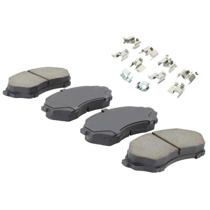 MPA 1003-0798C Quality-Built Black Series Ceramic Brake Pads w/ Hardware