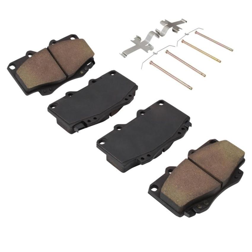 MPA 1003-0799C Quality-Built Black Series Ceramic Brake Pads w/ Hardware