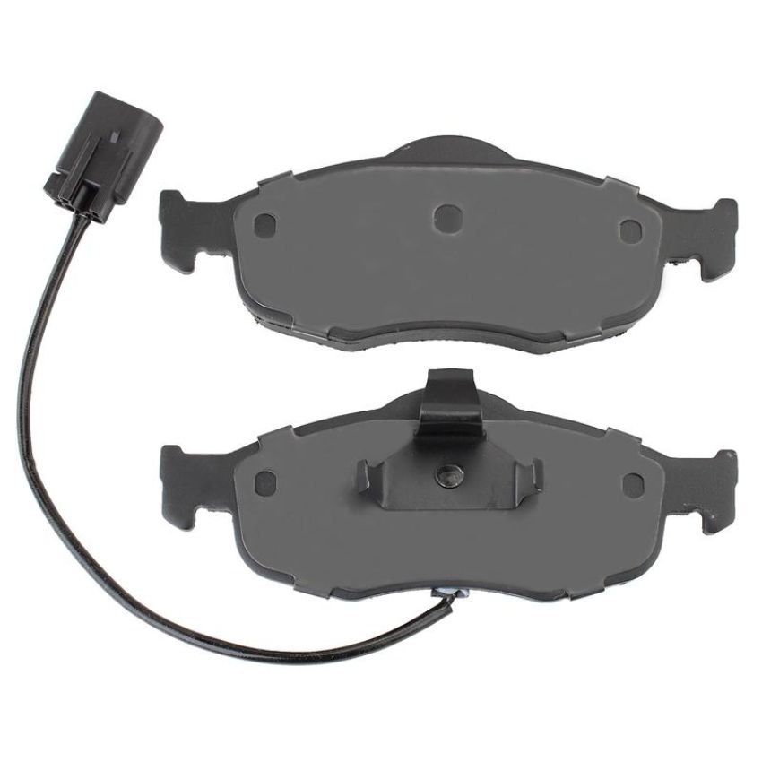 MPA 1003-0801M Quality-Built Black Series Semi-Metallic Brake Pads w/ Hardware