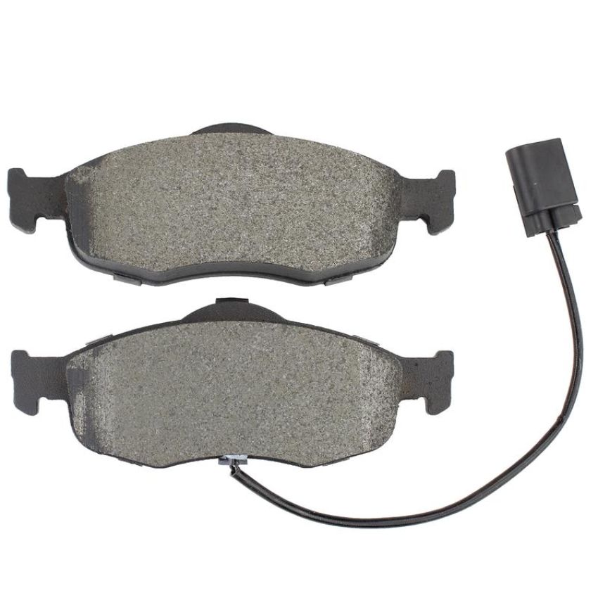 MPA 1003-0801M Quality-Built Black Series Semi-Metallic Brake Pads w/ Hardware