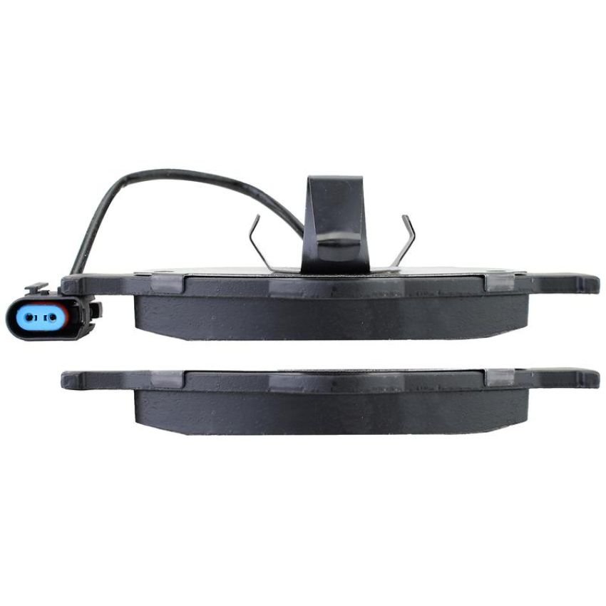 MPA 1003-0801M Quality-Built Black Series Semi-Metallic Brake Pads w/ Hardware
