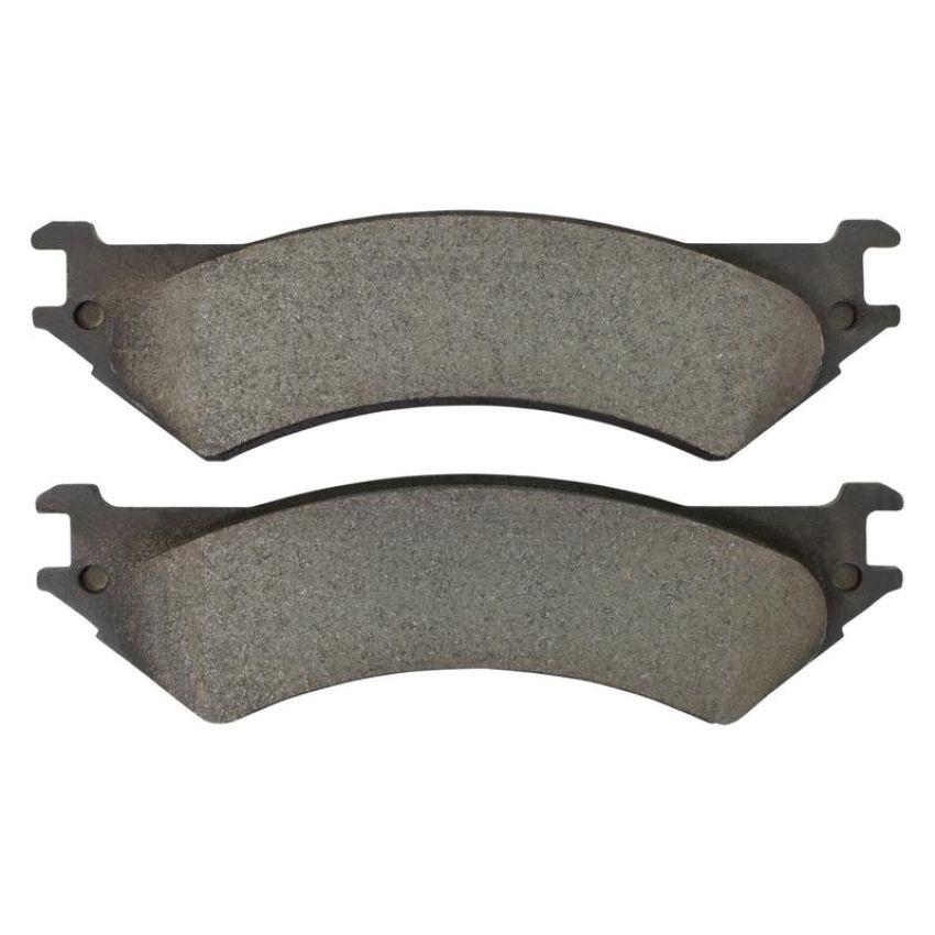 MPA 1003-0802M Quality-Built Black Series Semi-Metallic Brake Pads w/ Hardware
