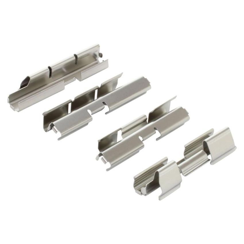 MPA 1003-0802M Quality-Built Black Series Semi-Metallic Brake Pads w/ Hardware