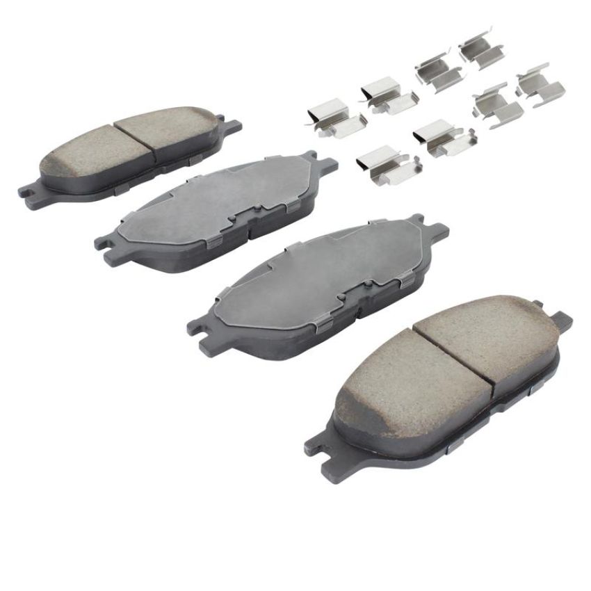 MPA 1003-0803C Quality-Built Black Series Ceramic Brake Pads w/ Hardware