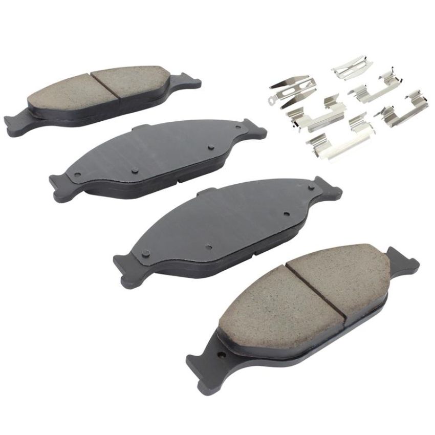 MPA 1003-0804C Quality-Built Black Series Ceramic Brake Pads w/ Hardware
