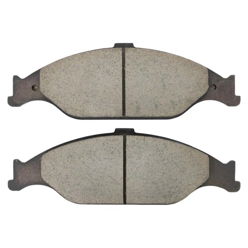 MPA 1003-0804C Quality-Built Black Series Ceramic Brake Pads w/ Hardware