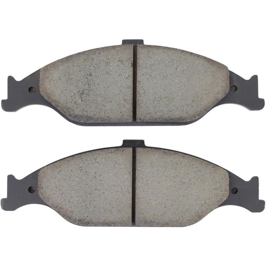 MPA 1003-0804M Quality-Built Black Series Semi-Metallic Brake Pads w/ Hardware