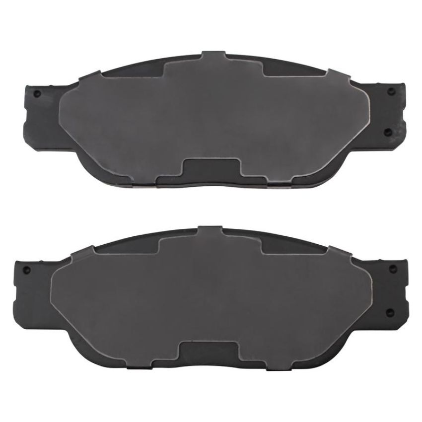 MPA 1003-0805M Quality-Built Black Series Semi-Metallic Brake Pads w/ Hardware