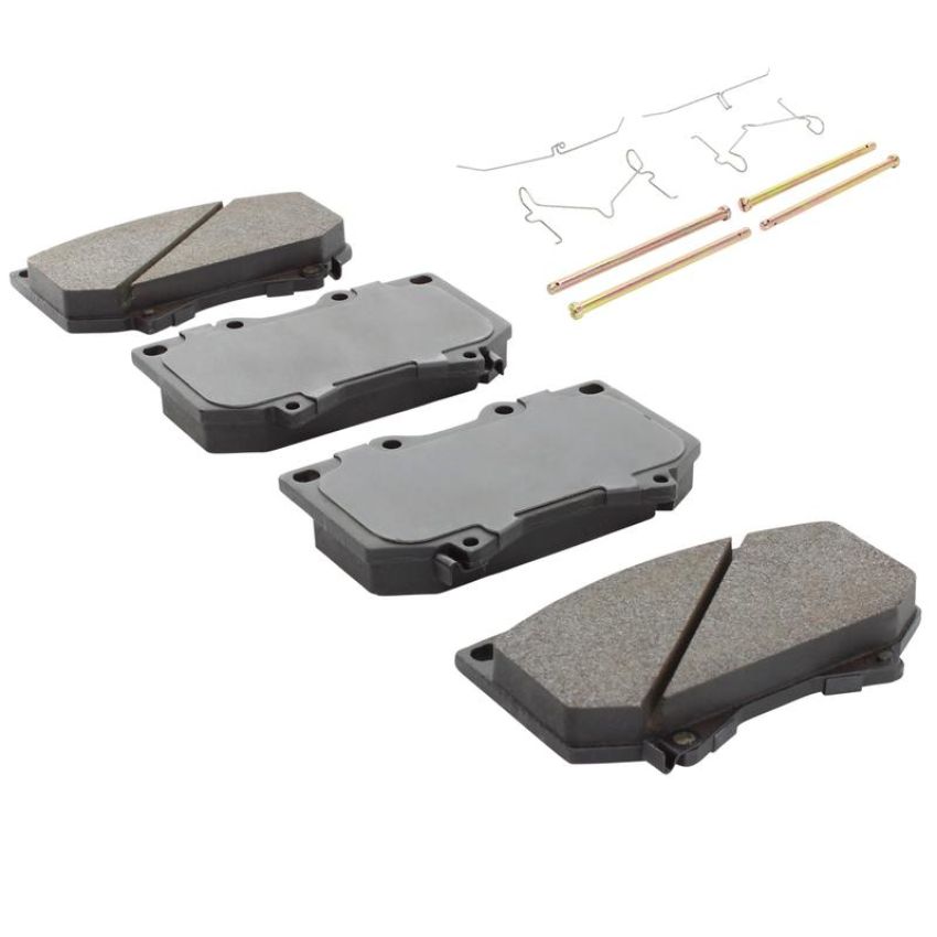 MPA 1003-0812C Quality-Built Black Series Ceramic Brake Pads w/ Hardware