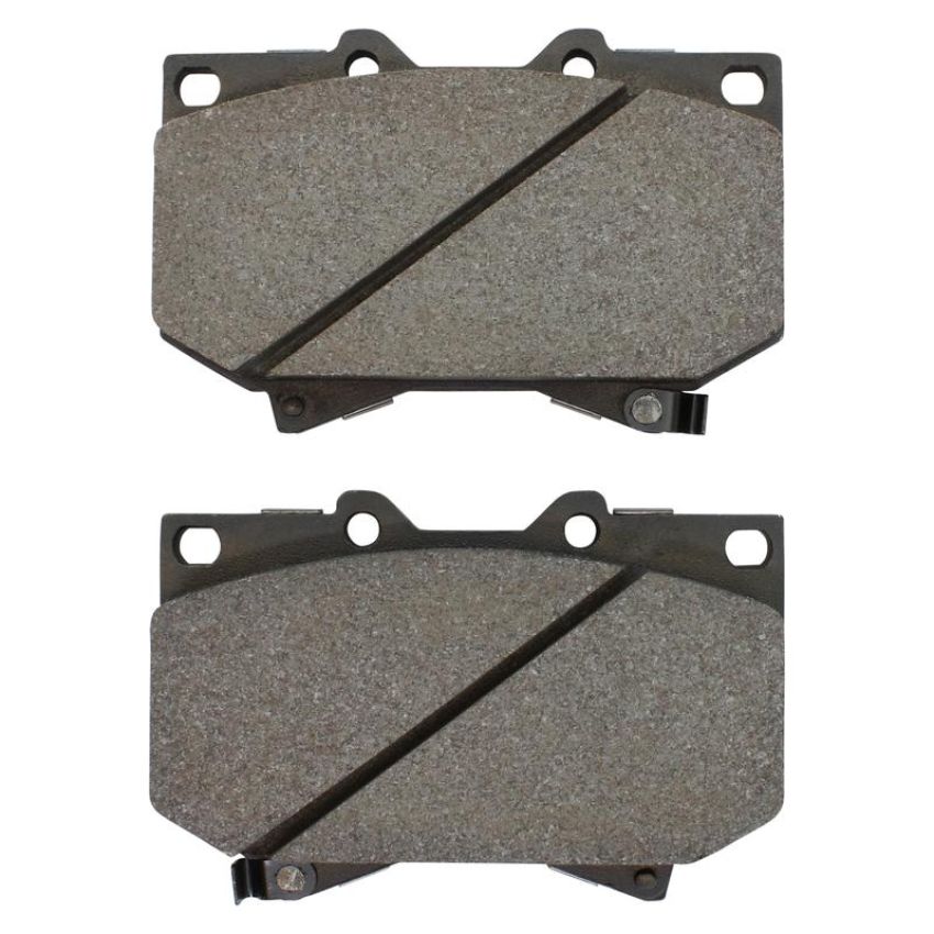MPA 1003-0812M Quality-Built Black Series Semi-Metallic Brake Pads w/ Hardware