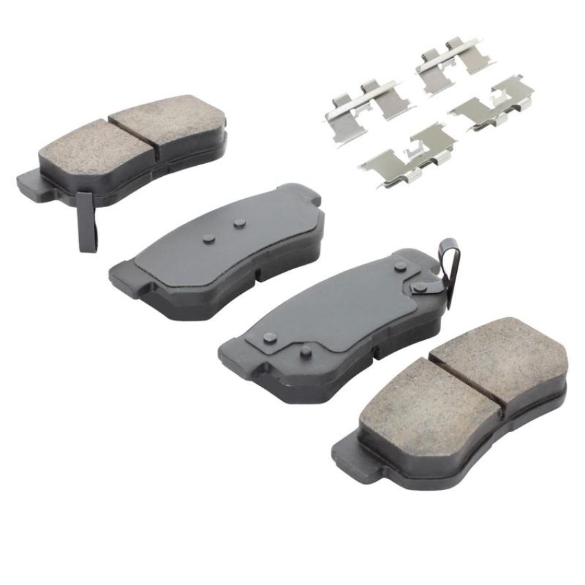 MPA 1003-0813C Quality-Built Black Series Ceramic Brake Pads w/ Hardware
