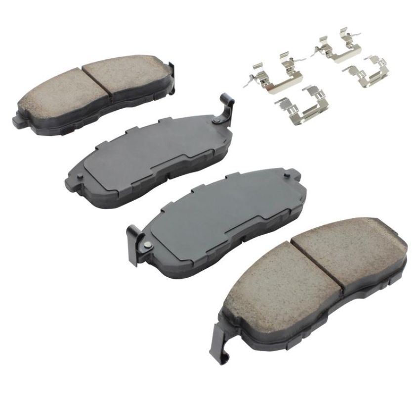 MPA 1003-0815AC Quality-Built Black Series Ceramic Brake Pads w/ Hardware